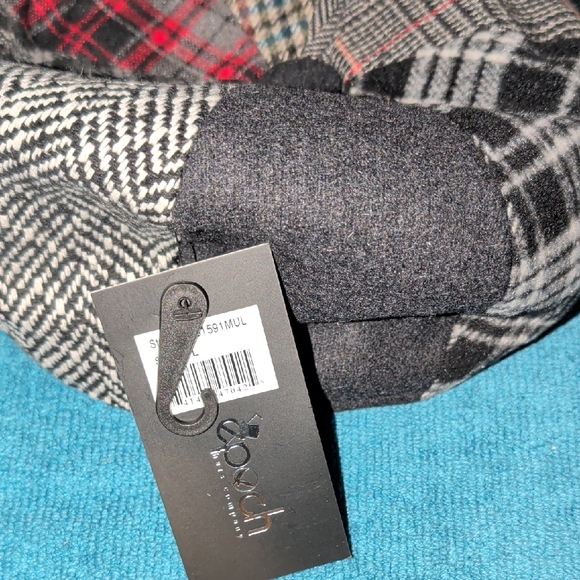 Stylish Patchwork Flat Cap for Men Size LRG New - Picture 4 of 9